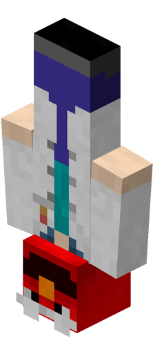 Minecraft skin render for Grumm